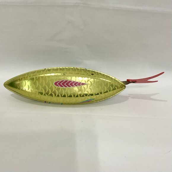 Vintage 1950’s Chein Tin Wind Up Mechanical Fish Toy Works - Picture 8 of 16